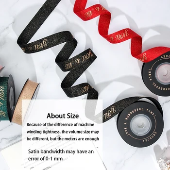 New type of light and luxurious gold-stamped herringbone ribbon English ribbon high-grade gift, flower packaging, ribbon florist
New type of light and luxurious gold-stamped herringbone ribbon English ribbon high-grade gift, flower packaging, ribbon florist