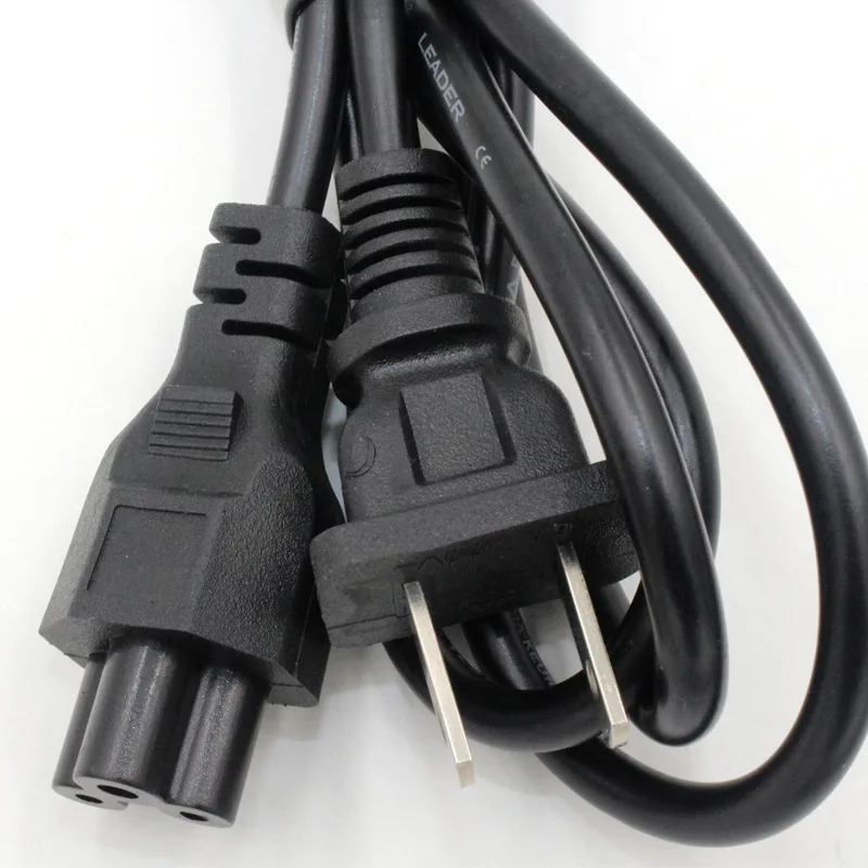 High Quality 3 Prong 2 Pin Power Cable Plug Cord Plum Tail AC Cable for PC Desktop Computer Laptop Charger Adapter 2.5A 250V~
High Quality 3 Prong 2 Pin Power Cable Plug Cord Plum Tail AC Cable for PC Desktop Computer Laptop Charger Adapter 2.5A 250V~