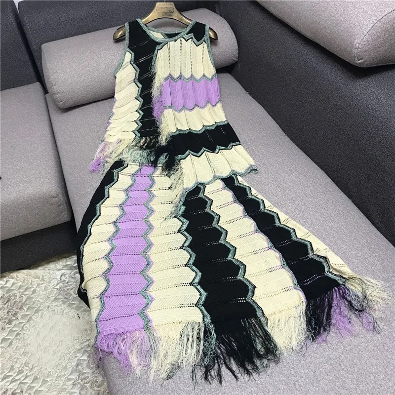 2019 New Arrival Rushed Cotton Half Female Color Geometrical Irregular Waves Tassel Vest + Profiling Two-piece Skirt Fashion
2019 New Arrival Rushed Cotton Half Female Color Geometrical Irregular Waves Tassel Vest + Profiling Two-piece Skirt Fashion