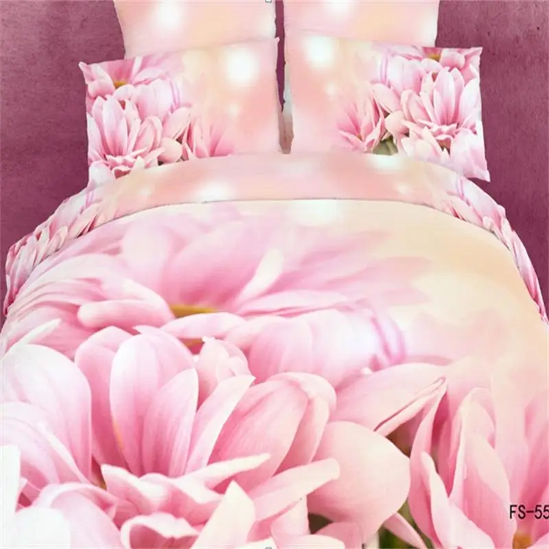 Pink Floral 3d Daisy Bedding Sets Queen Size 100% Cotton Fabric Floral Print Girls Bed Sheets Duvet Cover Dropshipping Bedding
Pink Floral 3d Daisy Bedding Sets Queen Size 100% Cotton Fabric Floral Print Girls Bed Sheets Duvet Cover Dropshipping Bedding