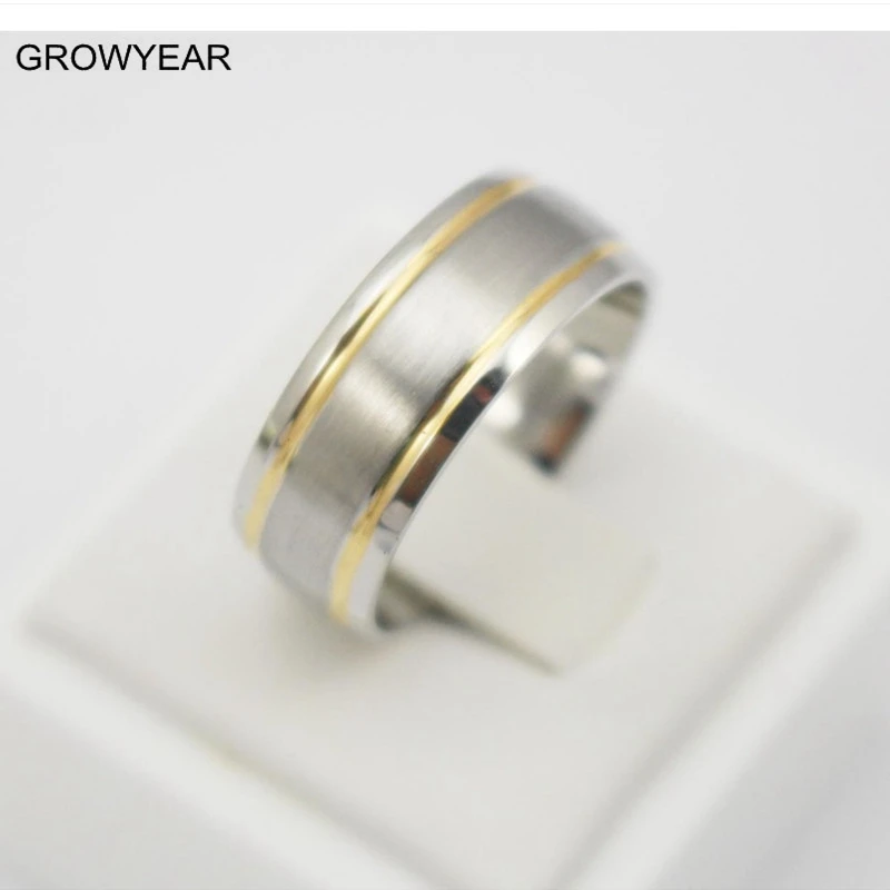 Engagement and wedding rings Gold-color Shiny rings Lover fashion couple rings for man and women stainless steel aliancas
Engagement and wedding rings Gold-color Shiny rings Lover fashion couple rings for man and women stainless steel aliancas