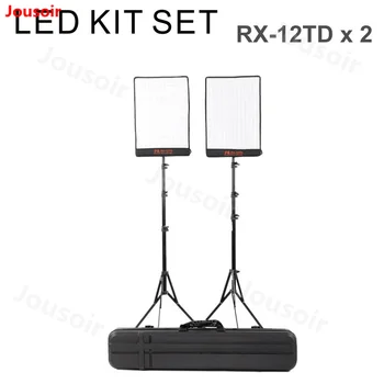 FalconEyes 2pcs 50W For Video Studio Fotografia LED Light Flexible Waterproof Portable Continuous RX-12TD kit set CD50 T06
FalconEyes 2pcs 50W For Video Studio Fotografia LED Light Flexible Waterproof Portable Continuous RX-12TD kit set CD50 T06