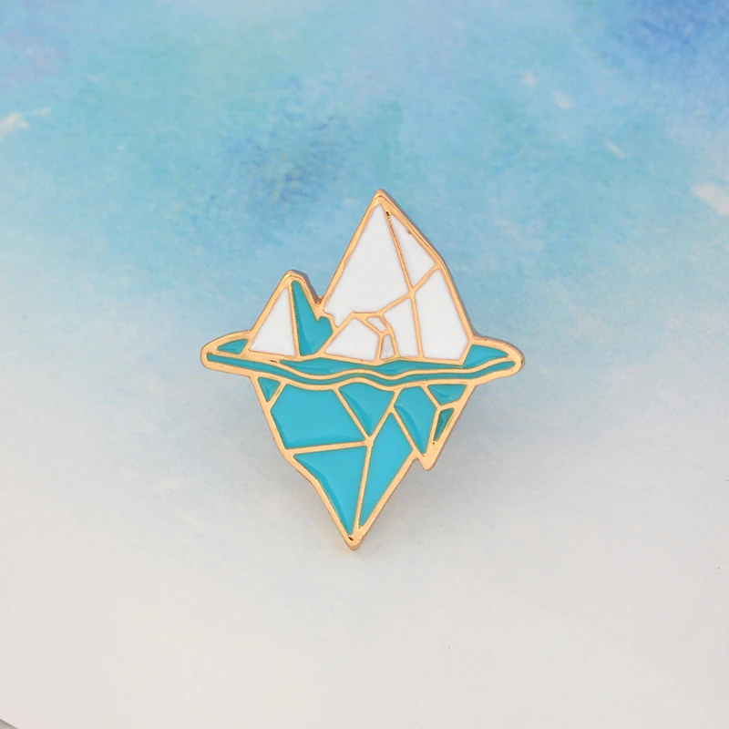 Antarctic iceberg enamel pin Snow Mountain Brooch Clothes bag cap Badge Cartoon Fashion Nature Jewelry Gift for kids friend
Antarctic iceberg enamel pin Snow Mountain Brooch Clothes bag cap Badge Cartoon Fashion Nature Jewelry Gift for kids friend