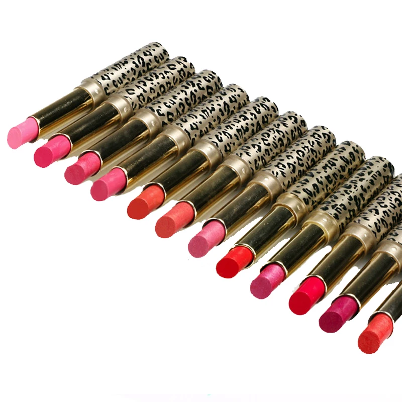 Hot 12PCS/Set Makeup Lipstick Easy to Wear Lip Stain Makeup Lot Leopard Matte Shimmer Moisturizing Lip Stick Beauty maquillaje
Hot 12PCS/Set Makeup Lipstick Easy to Wear Lip Stain Makeup Lot Leopard Matte Shimmer Moisturizing Lip Stick Beauty maquillaje