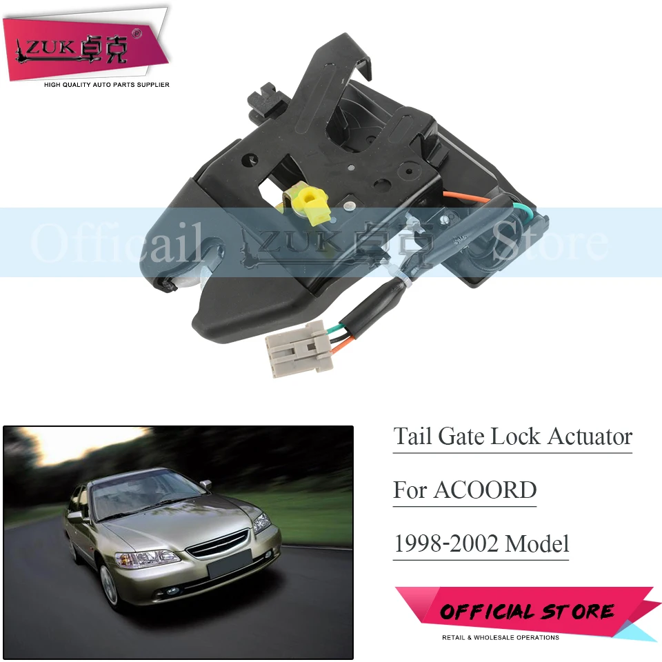 ZUK Tail Door Lock Actuator Tailgate Trunk Lid For HONDA ACCORD 1998 1999 2000 2001 2002 OE# 74851-S84-A61 74851-S84-A21
ZUK Tail Door Lock Actuator Tailgate Trunk Lid For HONDA ACCORD 1998 1999 2000 2001 2002 OE# 74851-S84-A61 74851-S84-A21