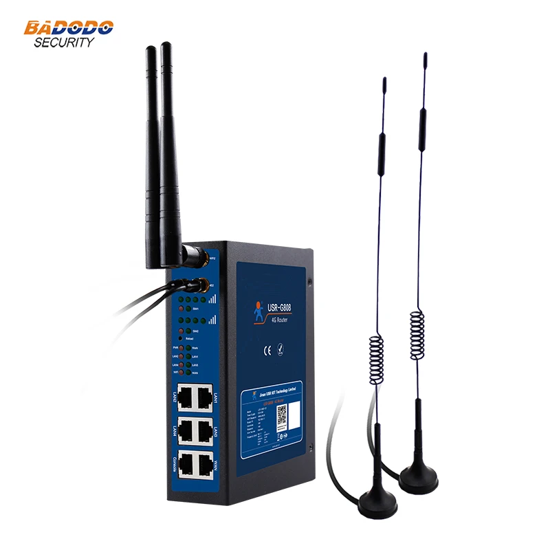 Industrial Dual SIM 4G LTE WiFi Wireless Router USR-G808 with watchdog Clock Proofreading for Smart Parking smart Environmental
Industrial Dual SIM 4G LTE WiFi Wireless Router USR-G808 with watchdog Clock Proofreading for Smart Parking smart Environmental