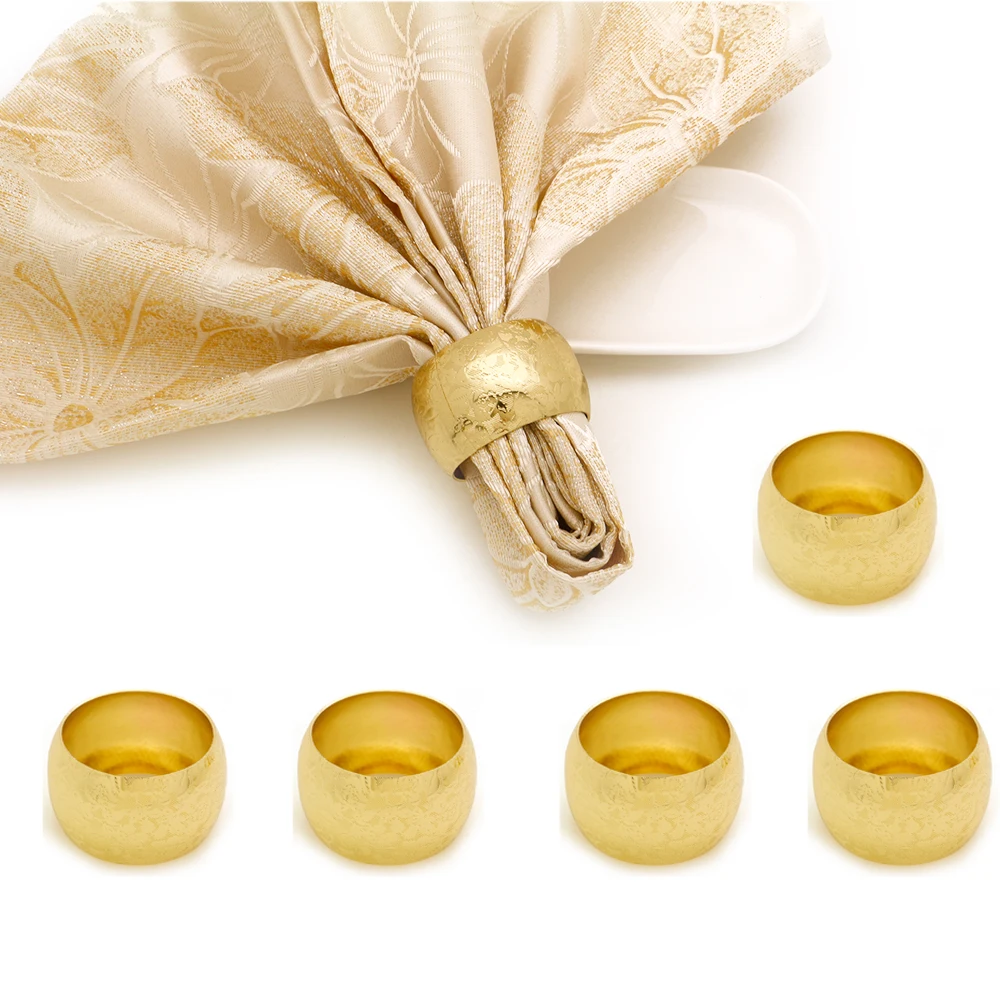 TAI Top 6pcs Napkin Rings for Wedding Dinner Party Home and Kitchen Round Serviette Buckle Napkin Holder Table Decoration
TAI Top 6pcs Napkin Rings for Wedding Dinner Party Home and Kitchen Round Serviette Buckle Napkin Holder Table Decoration