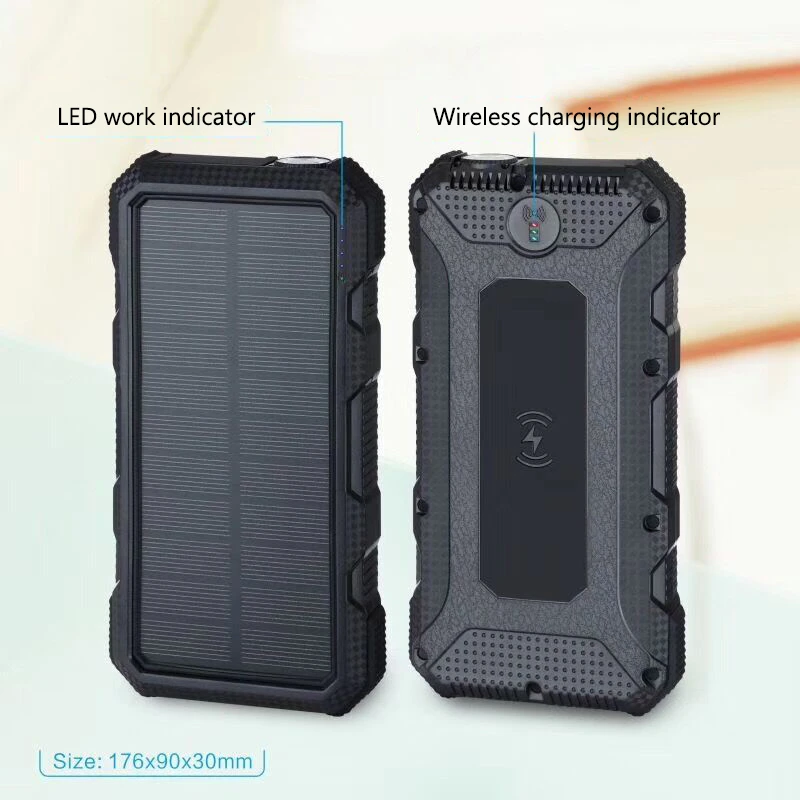 25000mAh Portable QI Wireless Solar Charger For iPhone Samsung Huawei Type C Fast Charging USB Powerbank External Battery Pack
25000mAh Portable QI Wireless Solar Charger For iPhone Samsung Huawei Type C Fast Charging USB Powerbank External Battery Pack