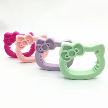 5pcs/lot silicone teething hello kitty teether Baby Pacifier DIY Teeth Toy -baby teething Toys -baby shower gift-baby colors
5pcs/lot silicone teething hello kitty teether Baby Pacifier DIY Teeth Toy -baby teething Toys -baby shower gift-baby colors