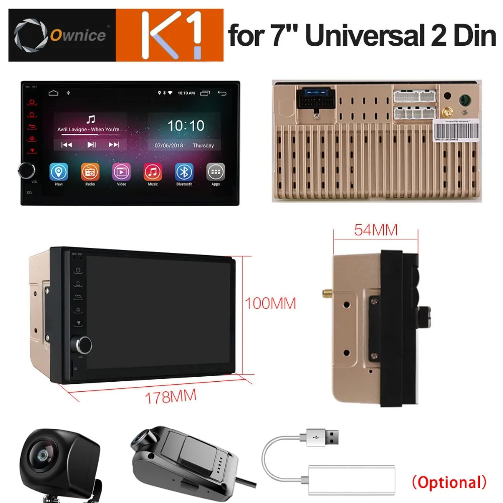 2 Din 7" Ultra Slim Android 8.1 Car DVD Radio Player Autoradio GPS Stereo For Nissan Toyota Honda Mazda BYD Kia Universal 2Din
2 Din 7" Ultra Slim Android 8.1 Car DVD Radio Player Autoradio GPS Stereo For Nissan Toyota Honda Mazda BYD Kia Universal 2Din