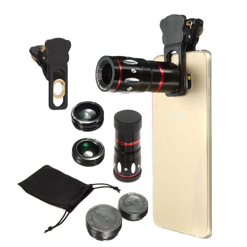 4 in 1 Phone Camera Lens 10X Zoom Monocular Telephoto Telescope Lens Fisheye Wide Angle Marco Lens for All iPhone android ios
4 in 1 Phone Camera Lens 10X Zoom Monocular Telephoto Telescope Lens Fisheye Wide Angle Marco Lens for All iPhone android ios