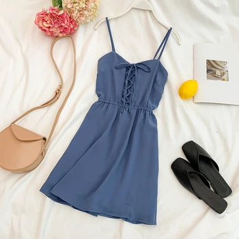 Holiday Cross Tie Sleeveless Waist-slim Broad-legged Playsuits Women Beach Solid Color Casual Jumpsuits G581
Holiday Cross Tie Sleeveless Waist-slim Broad-legged Playsuits Women Beach Solid Color Casual Jumpsuits G581