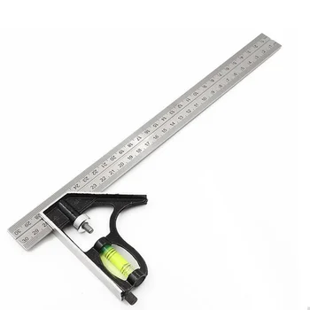 Professional 300mm(12") Combination Square Angle Ruler Adjustable Steel protractor Right Angle Ruler carpenter Measuring tools
Professional 300mm(12") Combination Square Angle Ruler Adjustable Steel protractor Right Angle Ruler carpenter Measuring tools