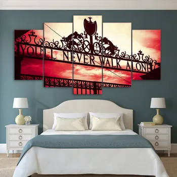 2018 Poster 5 panel Canvas Wall Art You Will Never Walk Alone Painting Wall Painting For Living Room Wall Decor Canvas Unframed
2018 Poster 5 panel Canvas Wall Art You Will Never Walk Alone Painting Wall Painting For Living Room Wall Decor Canvas Unframed