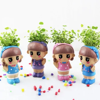Artificial Potted Diy Plant Ceramic Crafts Grass Head Doll Gifts Fleshy Small Flower Pot Office Decoration Planter
Artificial Potted Diy Plant Ceramic Crafts Grass Head Doll Gifts Fleshy Small Flower Pot Office Decoration Planter