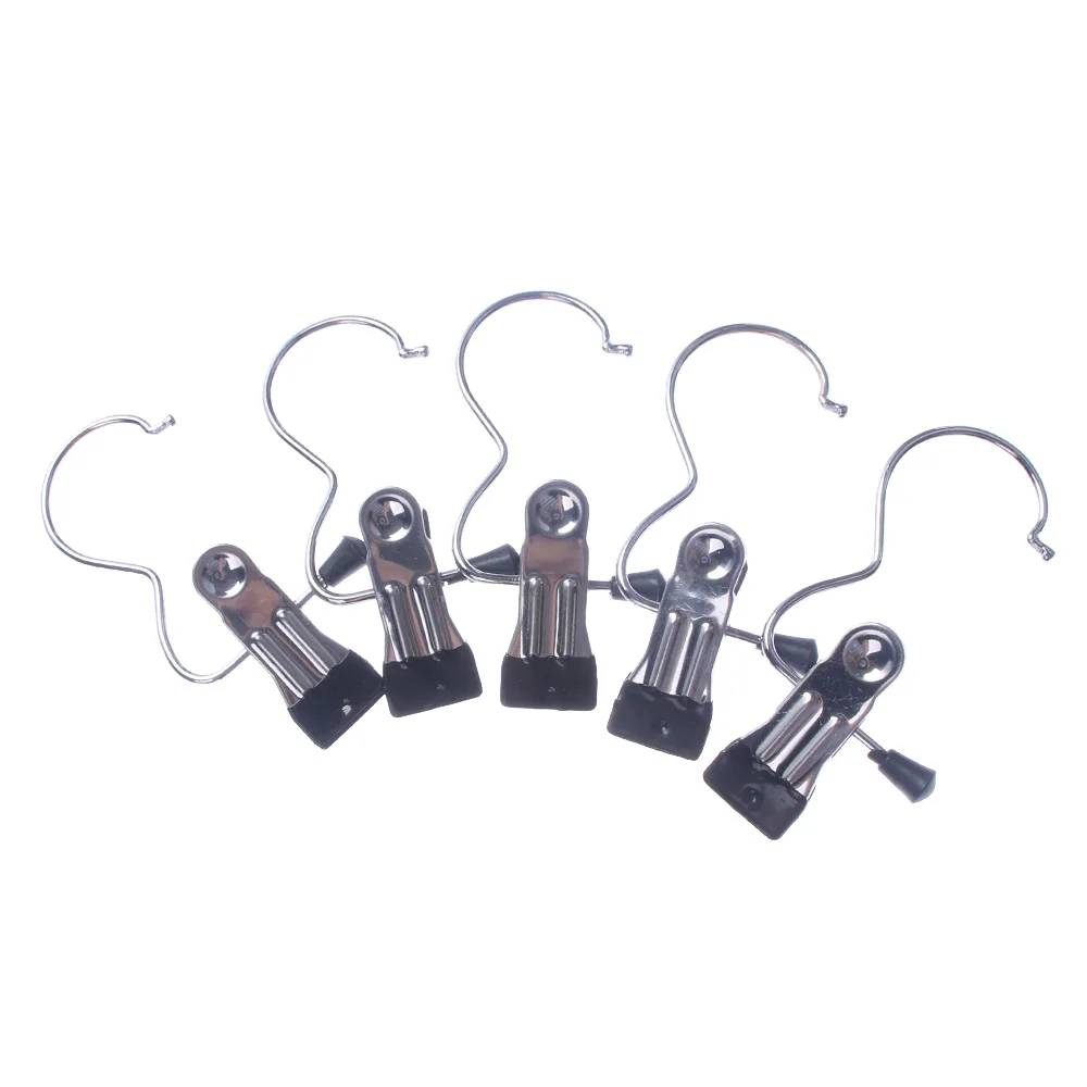 5pcs/set Portable Laundry Metal Hook Clothes Pin Boot Shoes Hanger Hold Clips Socks Hooks Multi-function Stainless Steel Metal
5pcs/set Portable Laundry Metal Hook Clothes Pin Boot Shoes Hanger Hold Clips Socks Hooks Multi-function Stainless Steel Metal