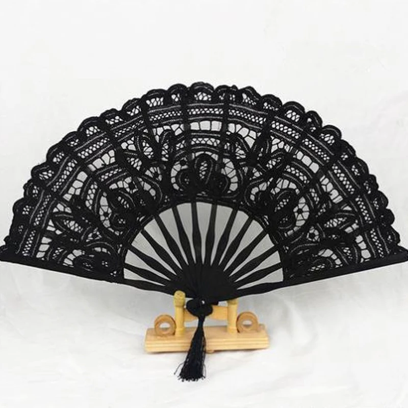 Handmade Cotton Lace Folding Hand Fan Chinese Fan dance Party Bridal Wedding Decoration Gift Accessories 2C0350
Handmade Cotton Lace Folding Hand Fan Chinese Fan dance Party Bridal Wedding Decoration Gift Accessories 2C0350