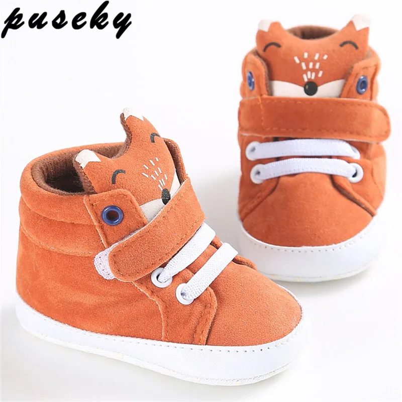 Puseky New Baby Boy Girls Shoes Cute Cartoon Bear Fox First Walkers Canvas Sneaker Anti-slip Soft Sole Toddler Shoes Footwear
Puseky New Baby Boy Girls Shoes Cute Cartoon Bear Fox First Walkers Canvas Sneaker Anti-slip Soft Sole Toddler Shoes Footwear