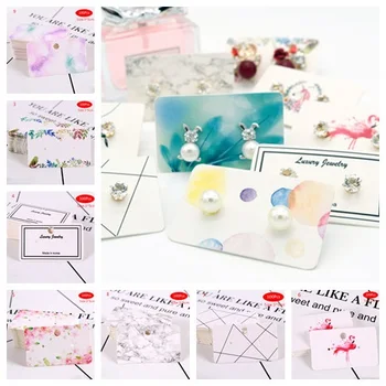 100Pcs Earrings Display Tag 3x5cm Ear Stud Card Jewelry Hang Tag Label Multi Style Pattern Printing
100Pcs Earrings Display Tag 3x5cm Ear Stud Card Jewelry Hang Tag Label Multi Style Pattern Printing