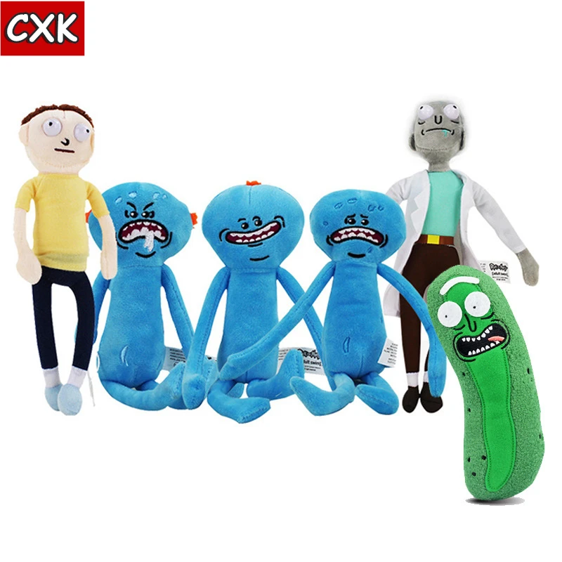 25cm Drama Rick and Morty 2019 plush toys Happy Sad Foamy Mr Meeseeks Plush Dolls Mr. Poopybutthole Soft stuffed toys
25cm Drama Rick and Morty 2019 plush toys Happy Sad Foamy Mr Meeseeks Plush Dolls Mr. Poopybutthole Soft stuffed toys