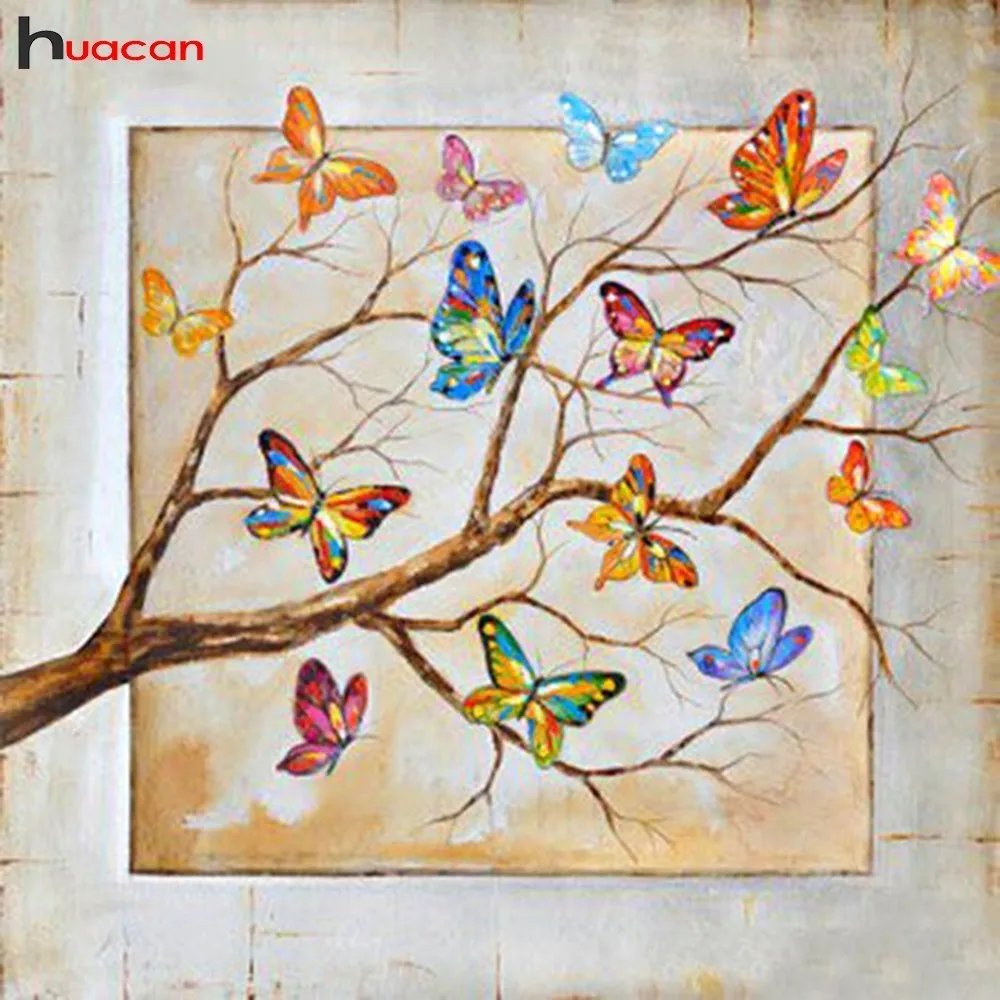HUACAN 5D DIY Diamond Painting Butterfly Diamond Painting Cross Stitch Tree Diamond Mosaic Embroidery Handicraft Wall Sticker
HUACAN 5D DIY Diamond Painting Butterfly Diamond Painting Cross Stitch Tree Diamond Mosaic Embroidery Handicraft Wall Sticker