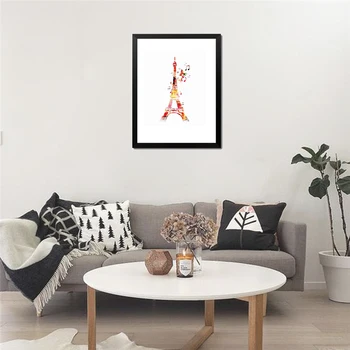 HAOCHU Rainbow Colorful Paris Eiffel Tower Painting On Canvas Hand Draw Abstract Landscape Wall Pictures Romantic Home Decor
HAOCHU Rainbow Colorful Paris Eiffel Tower Painting On Canvas Hand Draw Abstract Landscape Wall Pictures Romantic Home Decor