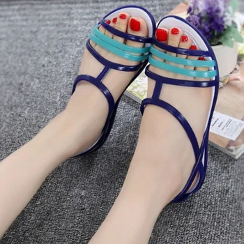 Women Flat Sandals Summer Shoes Ladies Beach Shoes Jelly Sandals Candy Colors Casual Slippers Jelly Shoes Sandalia Feminina 2020
Women Flat Sandals Summer Shoes Ladies Beach Shoes Jelly Sandals Candy Colors Casual Slippers Jelly Shoes Sandalia Feminina 2020