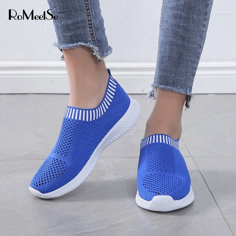 Big Size 43 Women Sneakers Mest Casual Shoes Knitting Sock Loafers Blue White Shoes Famela Slip on Flat Shoes Ladies tenis 76C10
Big Size 43 Women Sneakers Mest Casual Shoes Knitting Sock Loafers Blue White Shoes Famela Slip on Flat Shoes Ladies tenis 76C10
