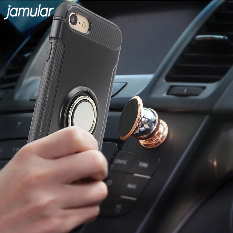 JAMULAR Ring Holder Phone Case for Samsung Galaxy S7 Edge S8 Plus J5 J7 Cases Magnetic Case for iphone X 6s 7 8 Plus Cover
JAMULAR Ring Holder Phone Case for Samsung Galaxy S7 Edge S8 Plus J5 J7 Cases Magnetic Case for iphone X 6s 7 8 Plus Cover