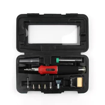 10 In 1 Self-Ignition Cordless Gas Soldering Iron Hot air Gun Welding Torch Kit For Soldering
10 In 1 Self-Ignition Cordless Gas Soldering Iron Hot air Gun Welding Torch Kit For Soldering