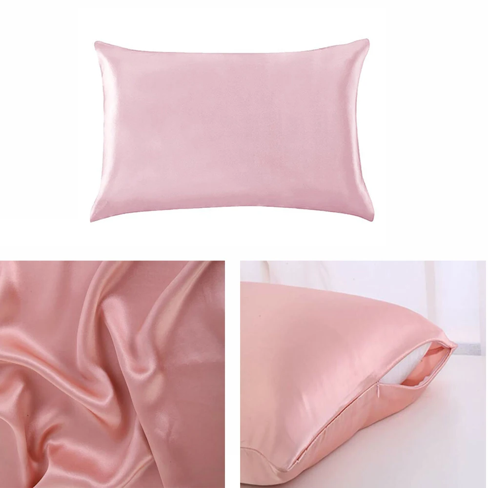 2019 1PC Solid Color Pillowcase Luxurious Queen Standard Silk Satin Soft Natural Pillow Case For Home Bedroom 2019 New Arrivals
2019 1PC Solid Color Pillowcase Luxurious Queen Standard Silk Satin Soft Natural Pillow Case For Home Bedroom 2019 New Arrivals