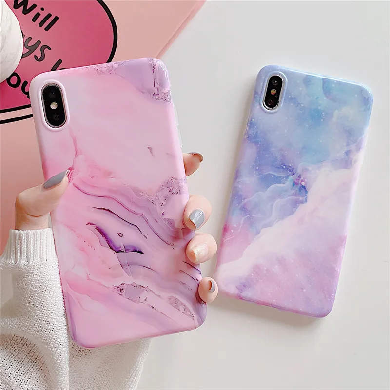 Vintage Gradient Marble Phone Case For iPhone XR XS Max 6 6S 7 8 Plus X Soft IMD Purple Back Cover Coque Gift
Vintage Gradient Marble Phone Case For iPhone XR XS Max 6 6S 7 8 Plus X Soft IMD Purple Back Cover Coque Gift