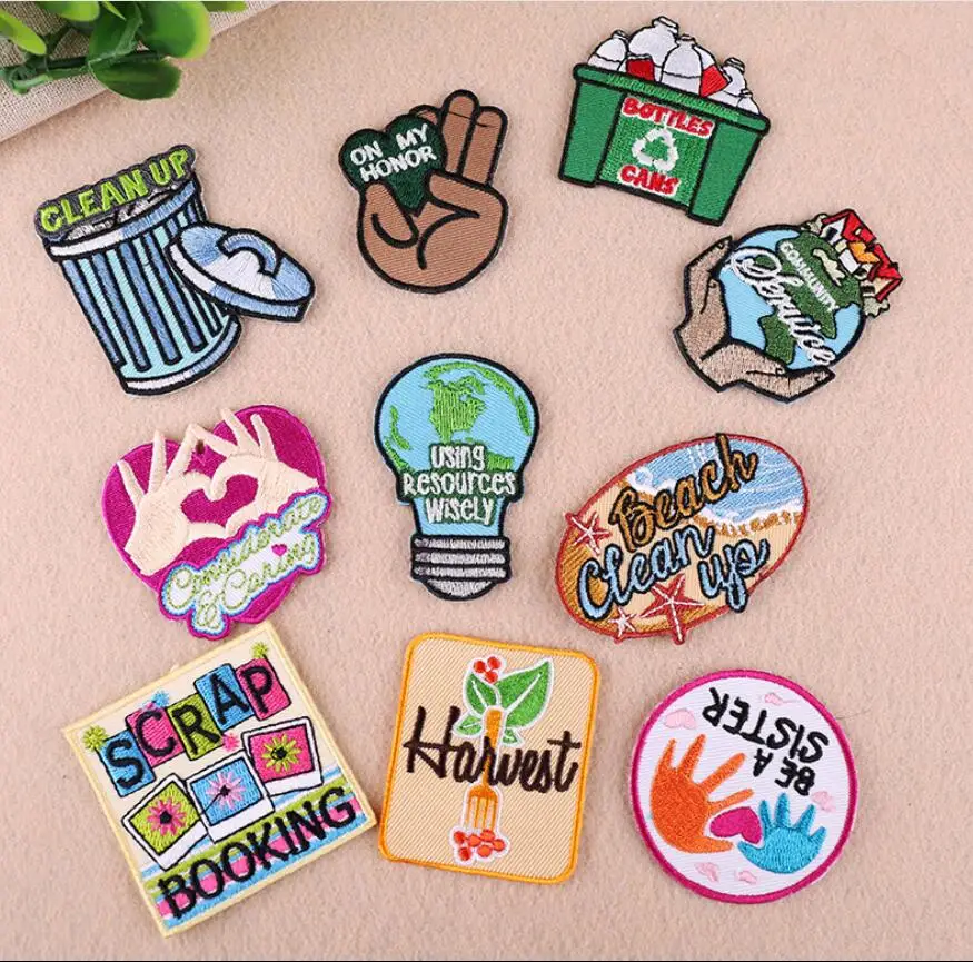 Environmental protection embroidery iron On Patches CLEAN UP ON MY HONOR SCRAP BOOKING badge Cloth Accessories Wholesale
Environmental protection embroidery iron On Patches CLEAN UP ON MY HONOR SCRAP BOOKING badge Cloth Accessories Wholesale