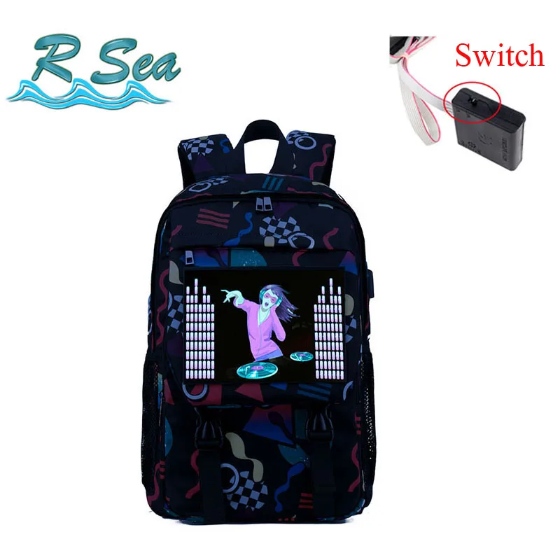 Voice-activated Backpack Intelligent luminous Women Shopping Bag Waterproof usb Rechargeable Nylon Shoulder Backpack Hot Sale
Voice-activated Backpack Intelligent luminous Women Shopping Bag Waterproof usb Rechargeable Nylon Shoulder Backpack Hot Sale
