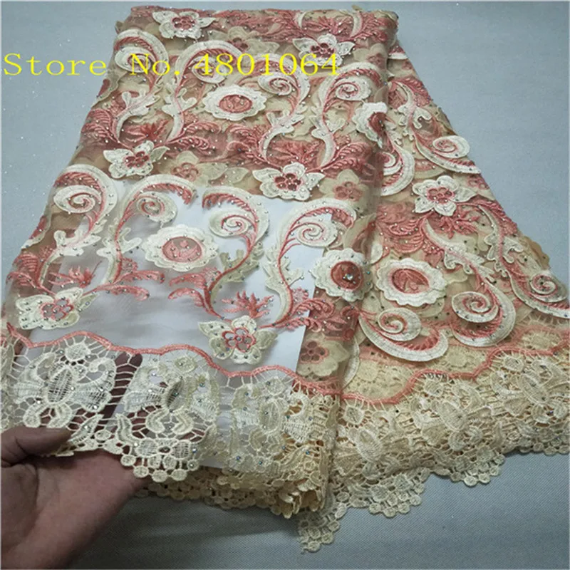 2019 New Nigerian French Mesh Lace Fabrics Guipure Tulle Embroidered African Laces Fabric With Big Stones For Party
2019 New Nigerian French Mesh Lace Fabrics Guipure Tulle Embroidered African Laces Fabric With Big Stones For Party