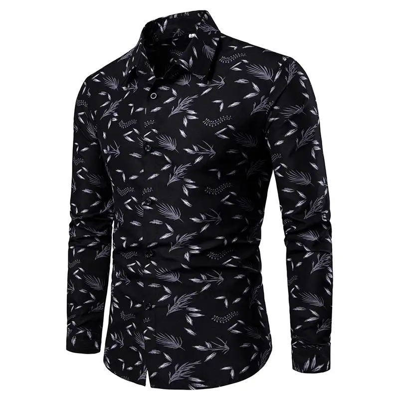 Plus size M-4XL Turn-down collar Mens Dress Shirts Long sleeve Hawaiian Style Floral Casual Men Shirt Fashion New
Plus size M-4XL Turn-down collar Mens Dress Shirts Long sleeve Hawaiian Style Floral Casual Men Shirt Fashion New