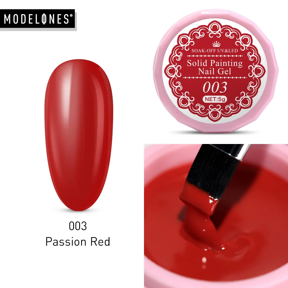 Modelones Solid Painting UV Gel Polish Red Color Drawing Led Nail Gel Varnish Long Lasting Hybrid Gel Lacquer Nail Enamel
Modelones Solid Painting UV Gel Polish Red Color Drawing Led Nail Gel Varnish Long Lasting Hybrid Gel Lacquer Nail Enamel