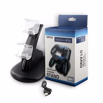 New Dual USB Charge Charging Dock Stand for Sony Playstation 4 PS4 Dualshock 4 Gamepad PS4 Wireless Controller Charger
New Dual USB Charge Charging Dock Stand for Sony Playstation 4 PS4 Dualshock 4 Gamepad PS4 Wireless Controller Charger