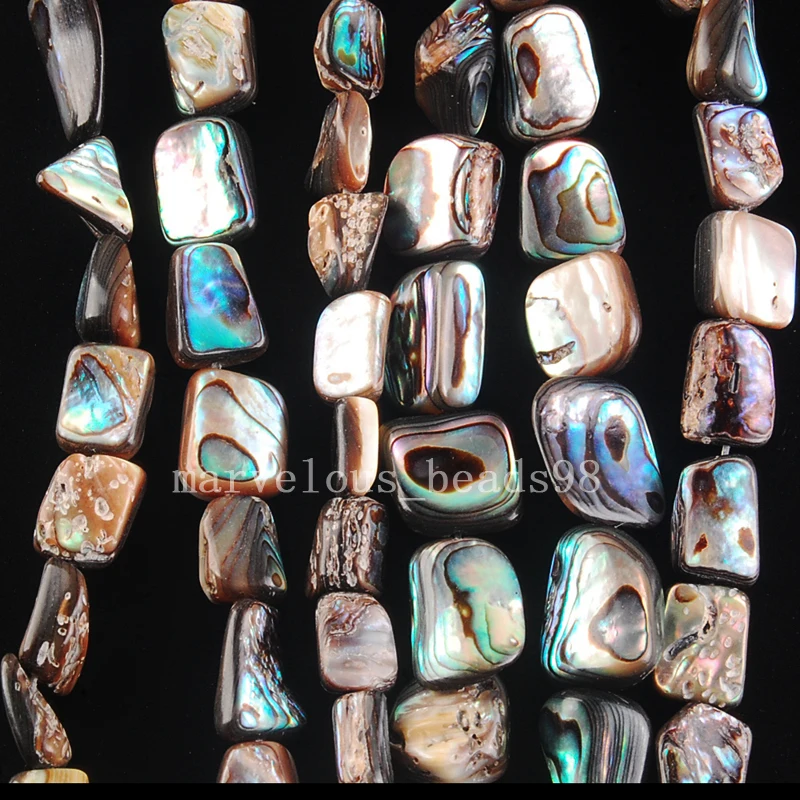 Free Shipping Fahion Jewelry 10x8~13x8MM Natural New Zealand Abalone Shell Freeform Women Men Shell Loose Bead 16" G6721
Free Shipping Fahion Jewelry 10x8~13x8MM Natural New Zealand Abalone Shell Freeform Women Men Shell Loose Bead 16" G6721