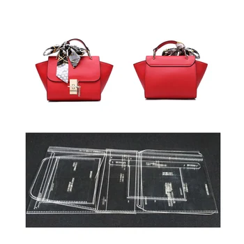 Durable laser cutting acrylic template template DY leather hand-made ladies fashion single shoulder bag suture mode 34x20
Durable laser cutting acrylic template template DY leather hand-made ladies fashion single shoulder bag suture mode 34x20