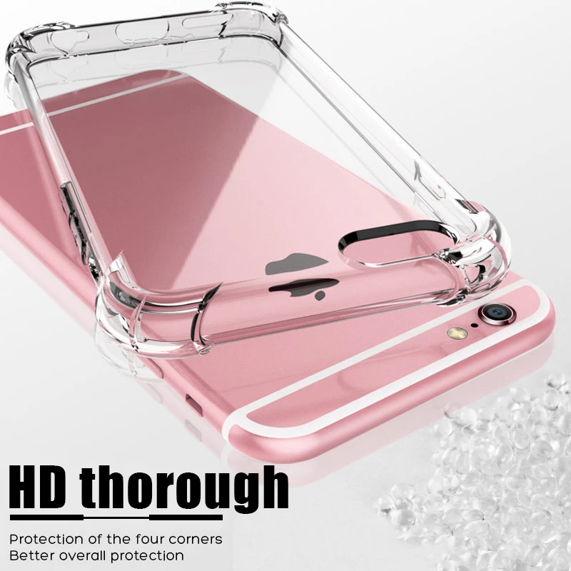 Luxury Shockproof Silicone Phone Case For iPhone X XS XR XS Max 8 7 Plus 6 6S Plus 5 5S Case Transparent Protection Back Cover
Luxury Shockproof Silicone Phone Case For iPhone X XS XR XS Max 8 7 Plus 6 6S Plus 5 5S Case Transparent Protection Back Cover