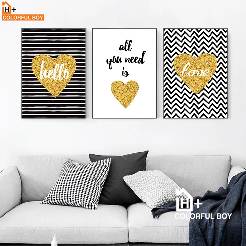 Gold Heart Love Quotes Wall Art Canvas Painting Nordic Posters And Prints Pop Art Wall Pictures For Living Room Kids Room Decor
Gold Heart Love Quotes Wall Art Canvas Painting Nordic Posters And Prints Pop Art Wall Pictures For Living Room Kids Room Decor