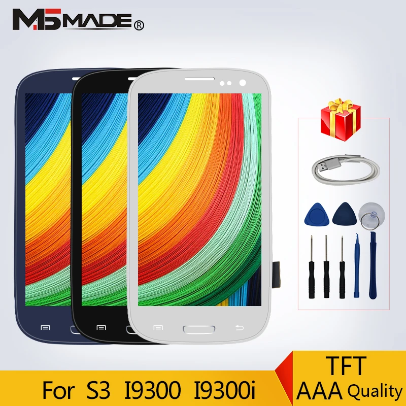 New Quality For Samsung Galaxy S3 I900 I900i LCD Touch Screen Digitizer Display Replacement Parts With Frame 100% Tested
New Quality For Samsung Galaxy S3 I900 I900i LCD Touch Screen Digitizer Display Replacement Parts With Frame 100% Tested