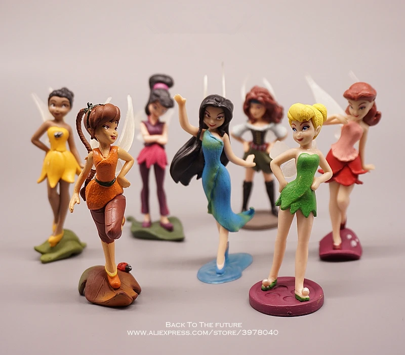Disney Tinker Bell Princess Cartoon 10cm 7pcs/set mini doll Action Figure Anime Mini Collection Figurine Toy model for children
Disney Tinker Bell Princess Cartoon 10cm 7pcs/set mini doll Action Figure Anime Mini Collection Figurine Toy model for children