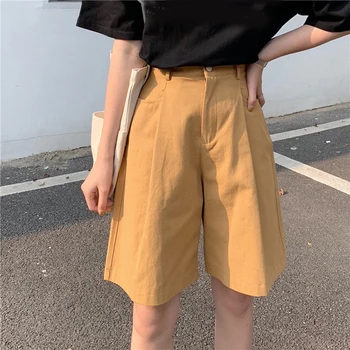 Loose Summer Knee Length Shorts Women Casual High Waist Comfortable Cotton Shorts Female shorts Wide Leg Shorts Street Wear
Loose Summer Knee Length Shorts Women Casual High Waist Comfortable Cotton Shorts Female shorts Wide Leg Shorts Street Wear