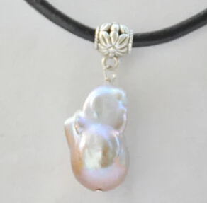 FREE SHIPPING>@@> N3792 LAVENDER baroque keshi reborn pearl pendant leather necklace 17inch
FREE SHIPPING>@@> N3792 LAVENDER baroque keshi reborn pearl pendant leather necklace 17inch