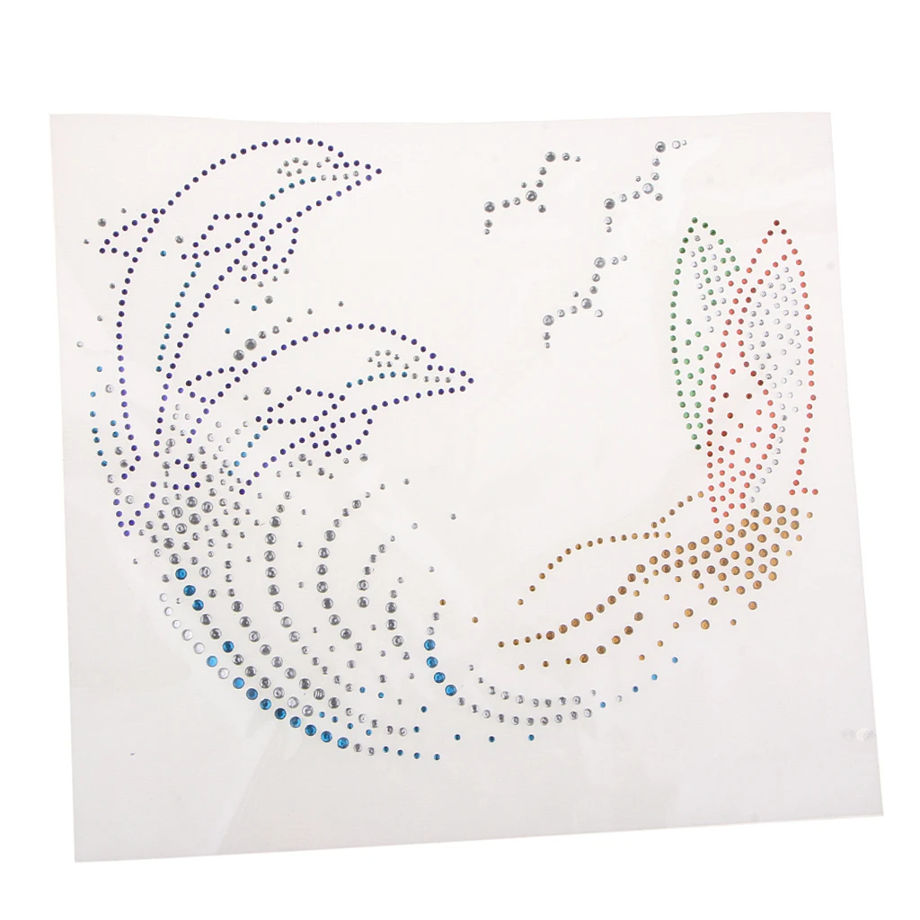 Fashion Hotfix Rhinestones,Heat Transfer Design Iron on Motifs,Rhinestone Applique Patch Sewing Accessories
