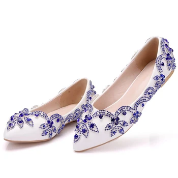 Beautiful Flat Rhinestone Wedding Shoes Comfortable Crystal Bridal Flats Customized Mother Of Bride Shoes Plus Size XY-A0174
Beautiful Flat Rhinestone Wedding Shoes Comfortable Crystal Bridal Flats Customized Mother Of Bride Shoes Plus Size XY-A0174