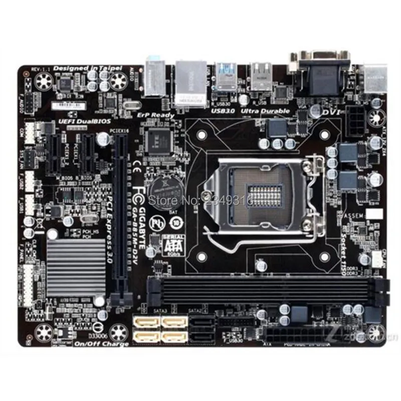 For Gigabyte GA-B85M-D2V Original Used Desktop Motherboard B85M-D2V B85 LGA 1150 i3 i5 i7 DDR3 16G Micro-ATX
For Gigabyte GA-B85M-D2V Original Used Desktop Motherboard B85M-D2V B85 LGA 1150 i3 i5 i7 DDR3 16G Micro-ATX