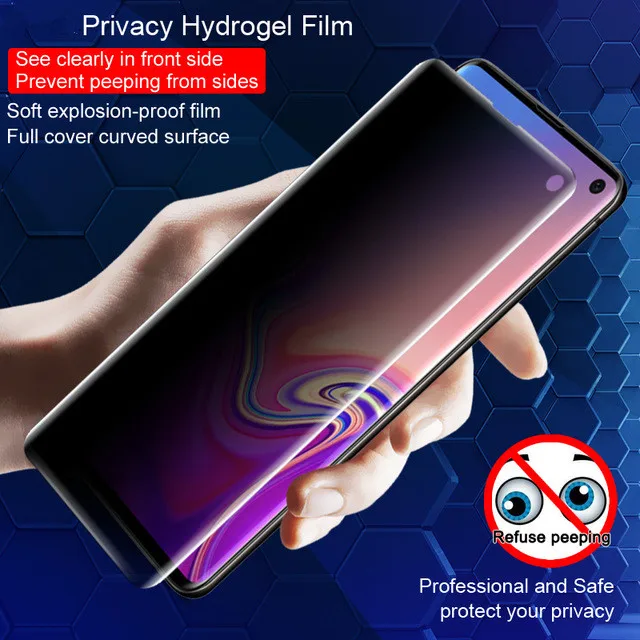 For Samsung S10 S10 Plus 3D Tempered Glass Anti glare Screen Protector Display Protection Privacy for Samsung Galaxy S10 Plus
For Samsung S10 S10 Plus 3D Tempered Glass Anti glare Screen Protector Display Protection Privacy for Samsung Galaxy S10 Plus